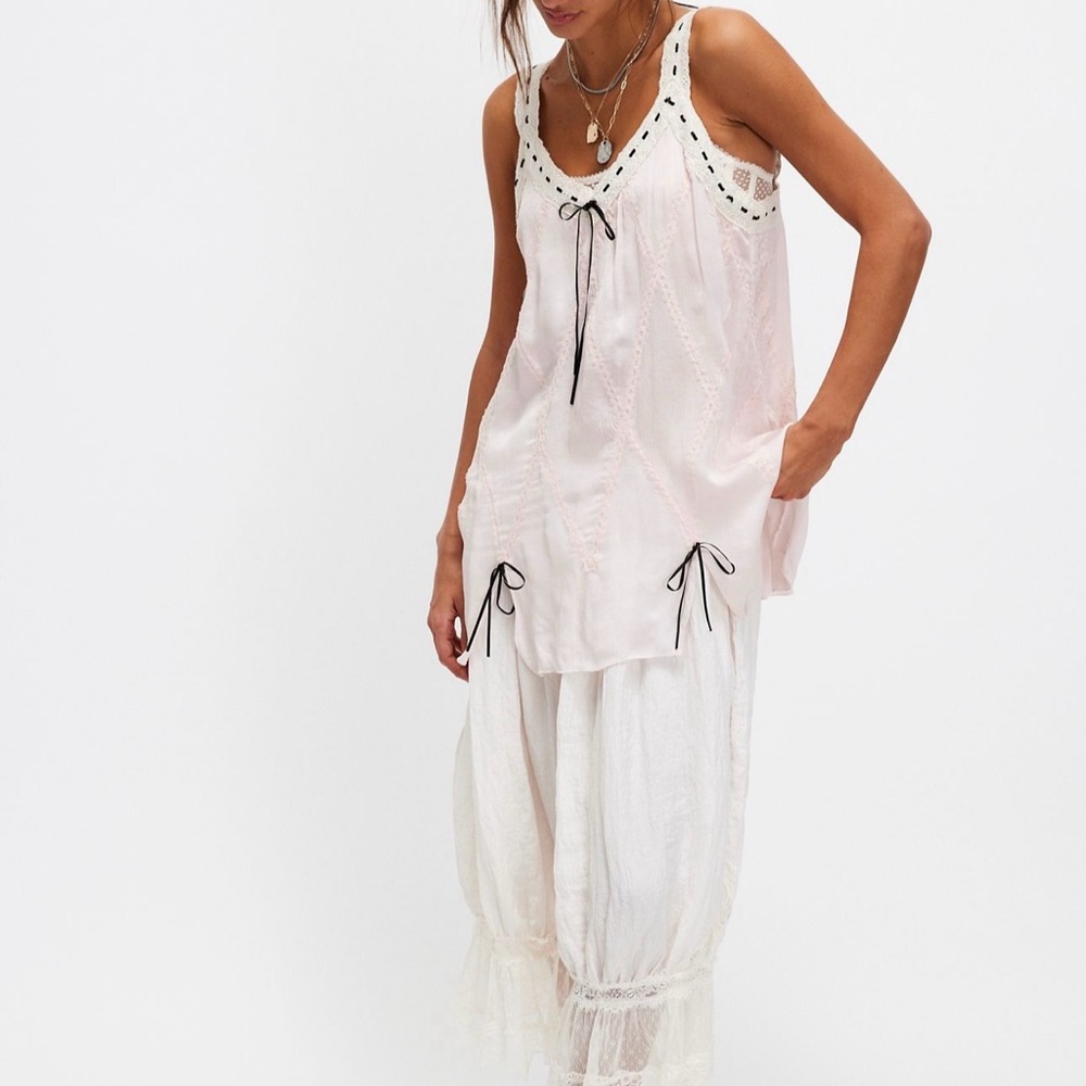 NWT Free People Locked in Love Tunic in Sweet Pink Combo
Size: Medium & Large